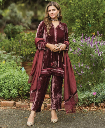 Mink Feather Co-ord Set (2-peice)